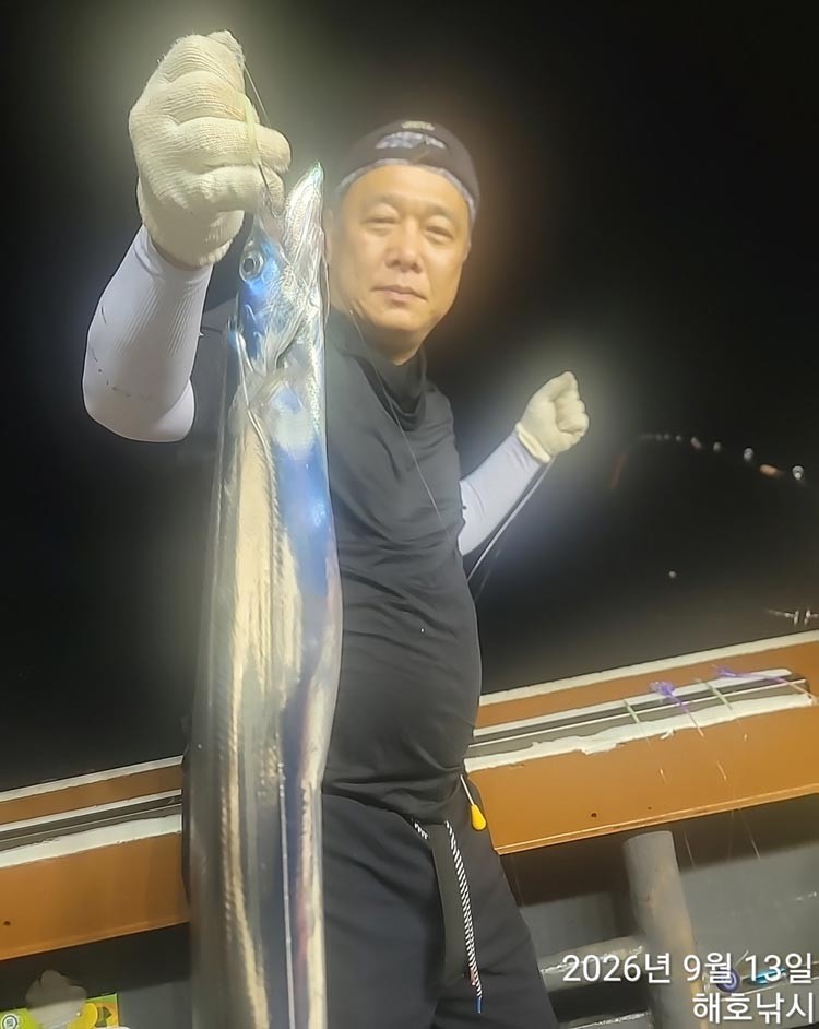 9월 13일 여수 갈치 선상낚시 조황 현장 사진 12