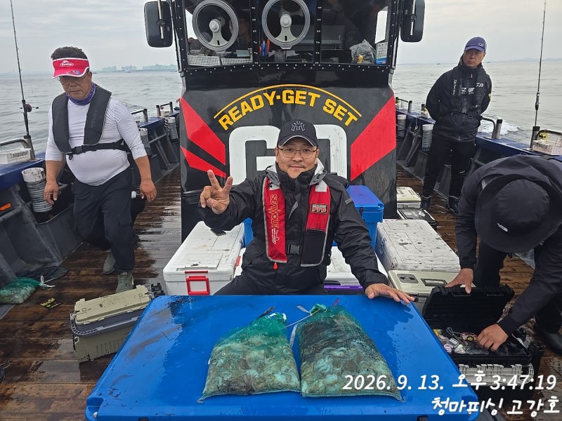 9월 13일 인천 갑오징어 선상낚시 조황 현장 사진 13