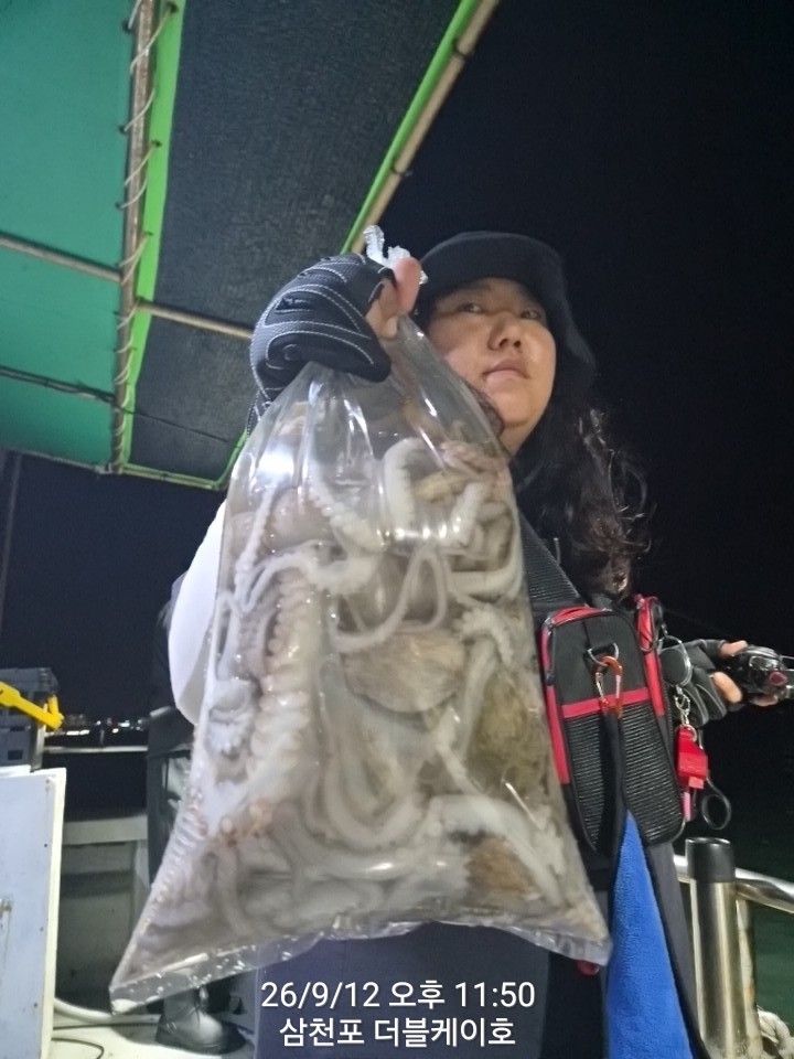 9월 13일 문어 선상낚시 조황 현장 사진 6
