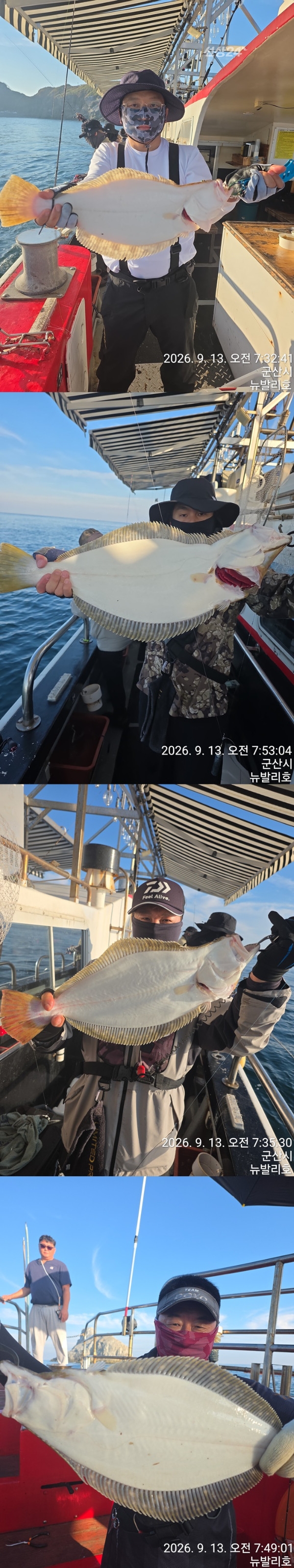 9월 14일 군산 갑오징어 선상낚시 조황 현장 사진 4
