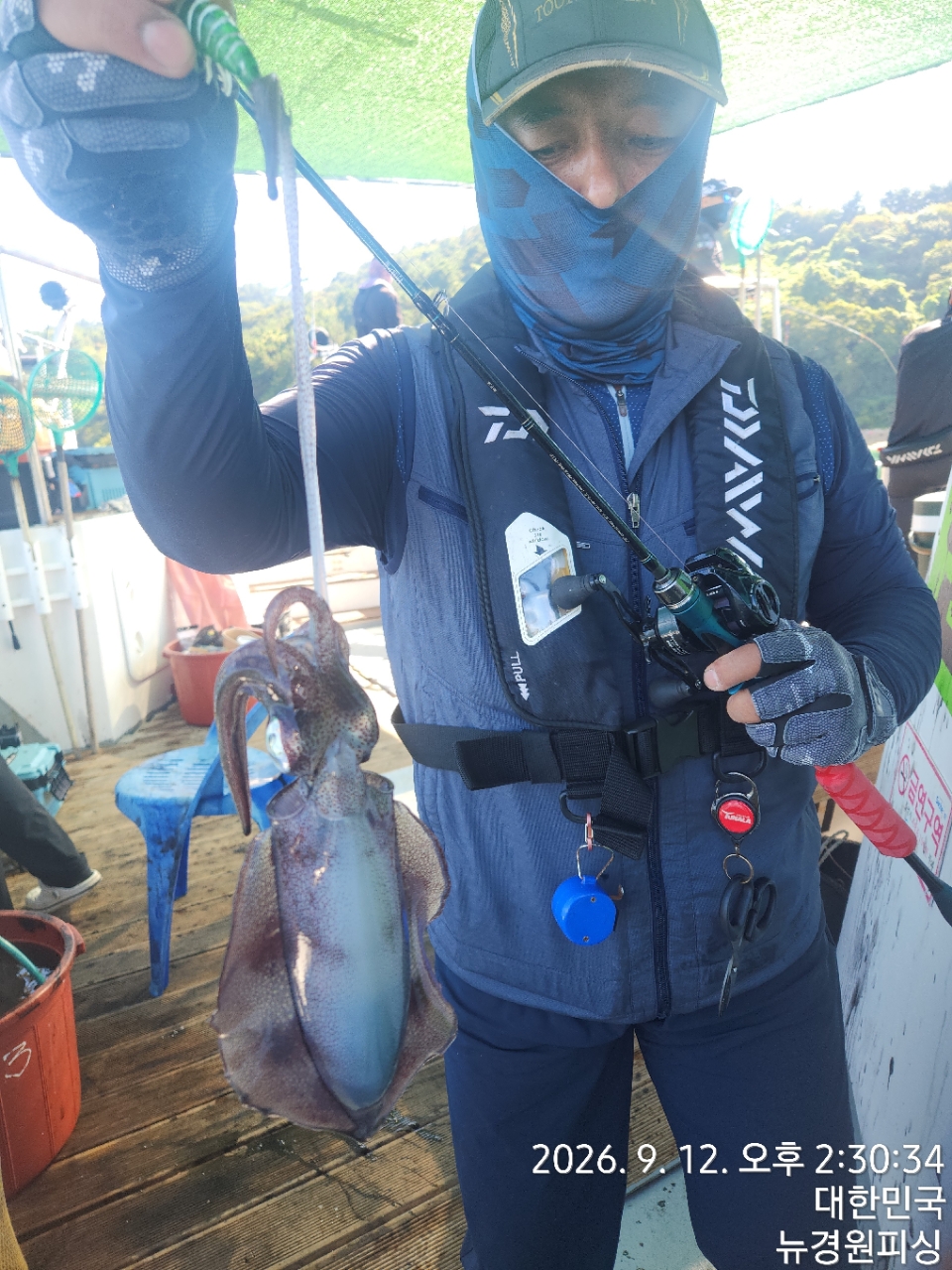 9월 14일 삼천포 갑오징어 선상낚시 조황 현장 사진 11