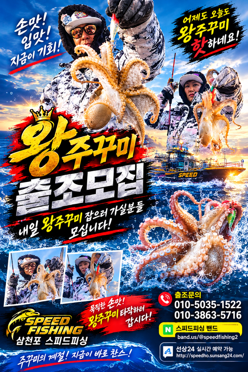 9월 14일 삼천포 주꾸미 선상낚시 조황 현장 사진 1