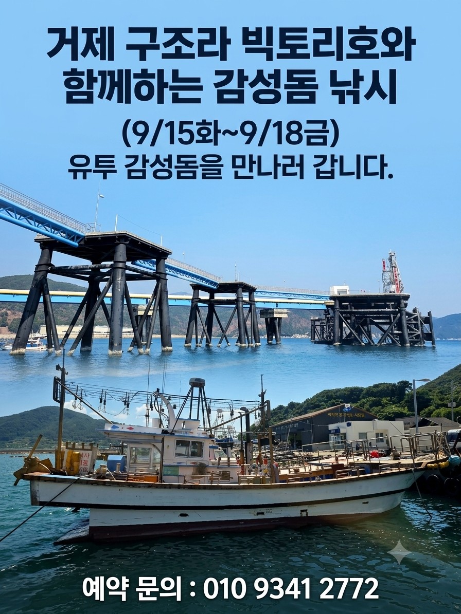 8월 3일 거제 감성돔 선상낚시 조황 현장 사진 2