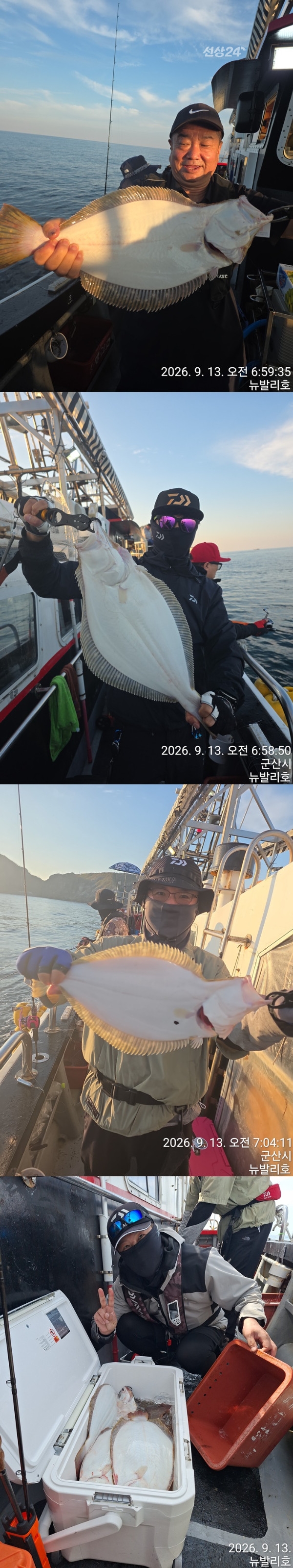 9월 14일 군산 갑오징어 선상낚시 조황 현장 사진 5