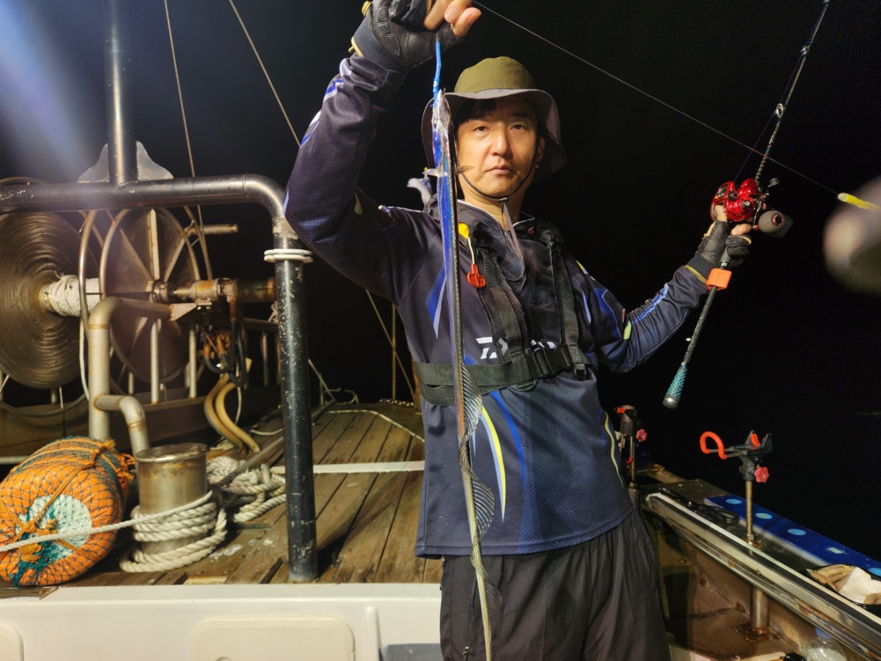 9월 13일 사천 갈치 선상낚시 조황 현장 사진 1