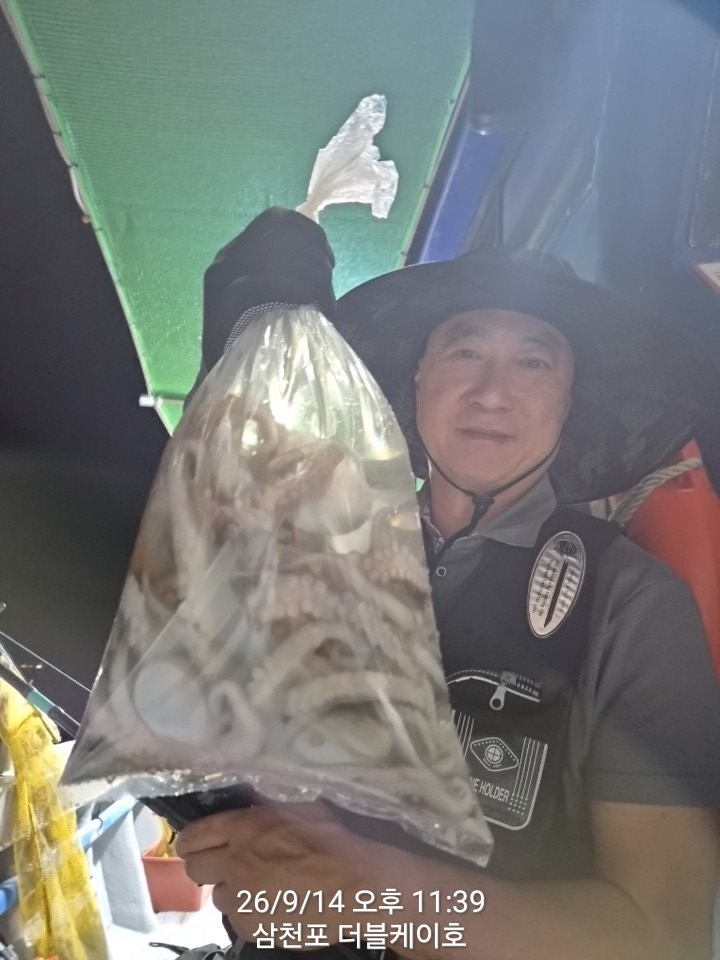 9월 14일 삼천포 문어 선상낚시 조황 현장 사진 9