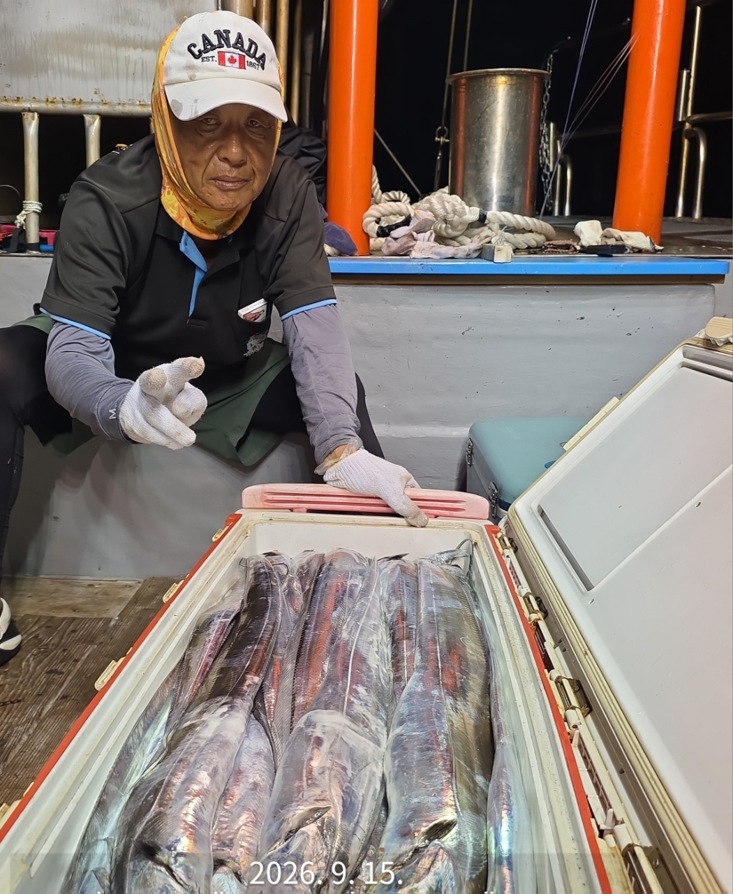 9월 15일 남해 갈치 선상낚시 조황 현장 사진 12