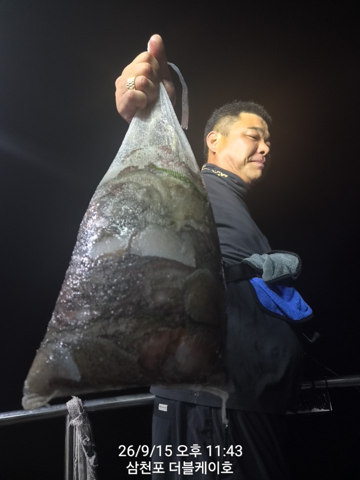 9월 16일 문어 선상낚시 조황 현장 사진 2