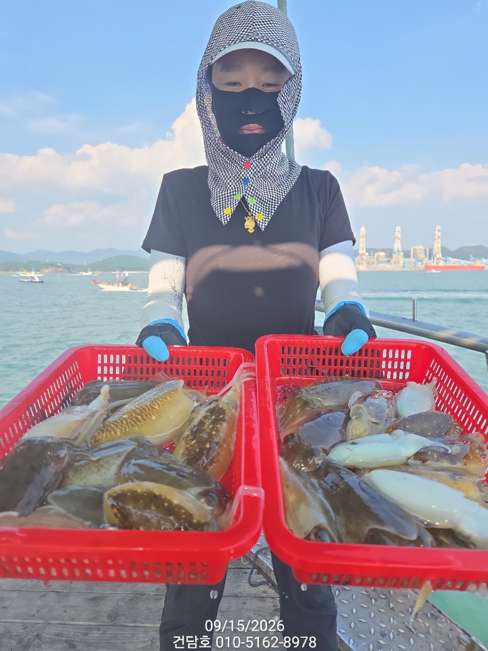 9월 15일 삼천포 갑오징어 선상낚시 조황 현장 사진 4