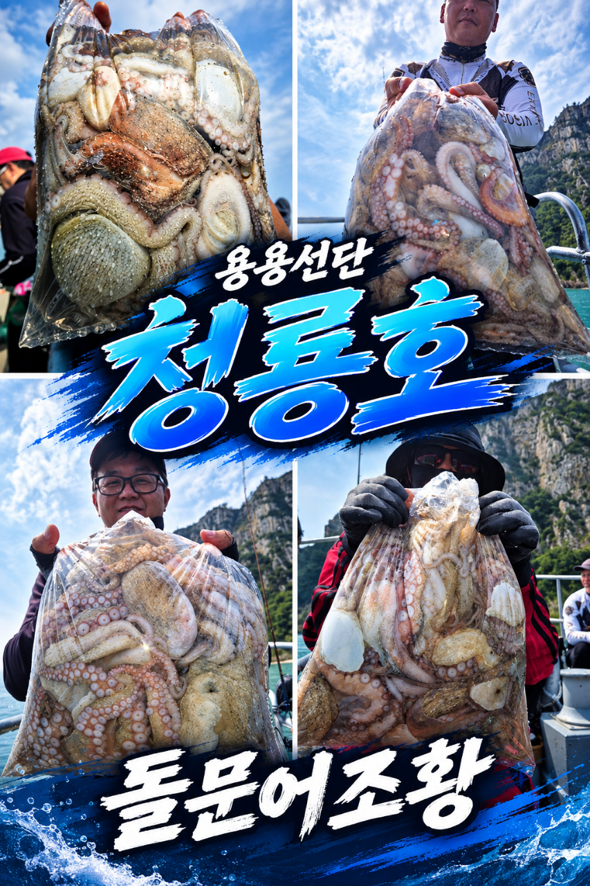 9월 15일 문어 선상낚시 조황 현장 사진 1
