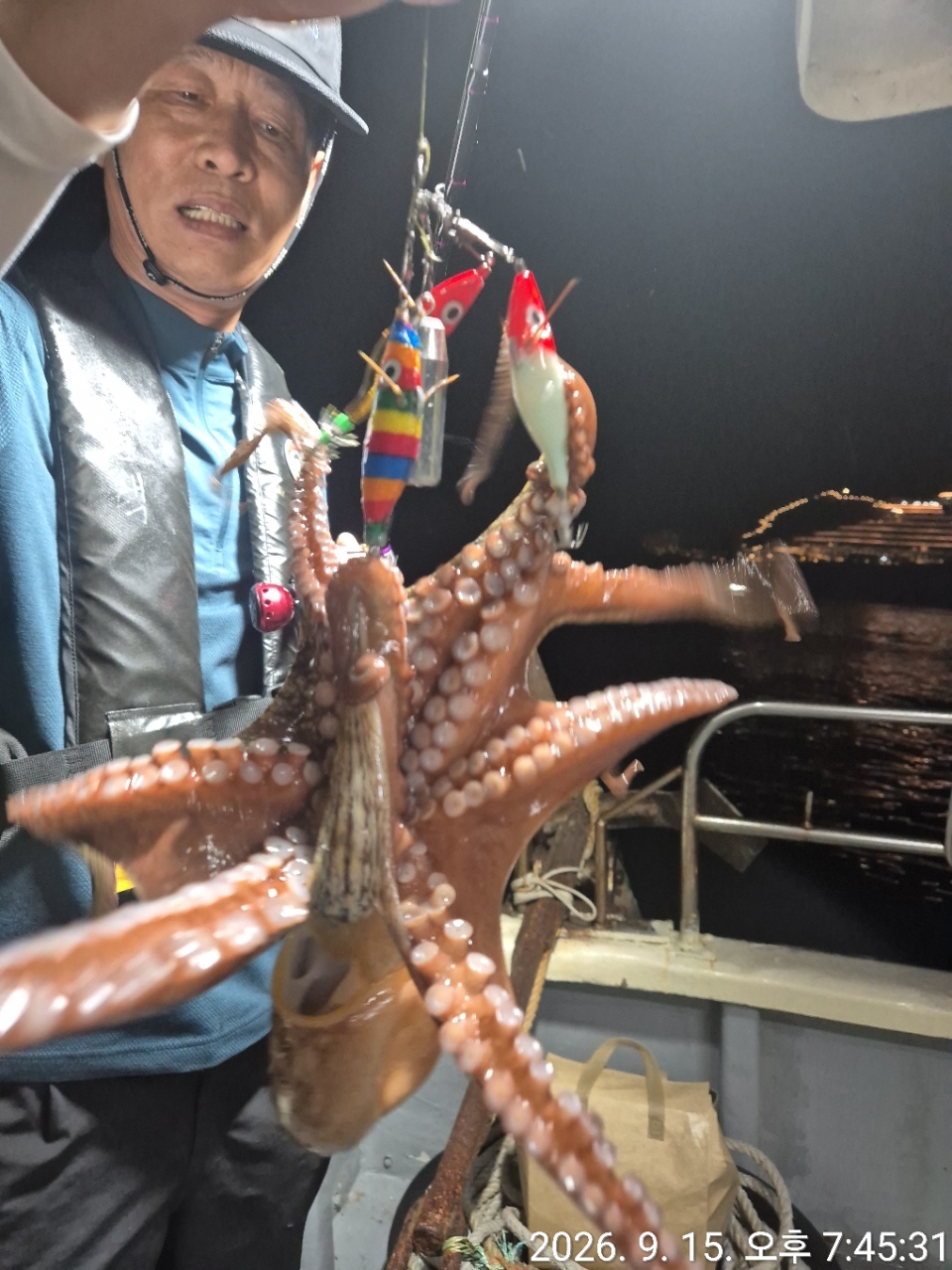 9월 15일 문어 선상낚시 조황 현장 사진 12