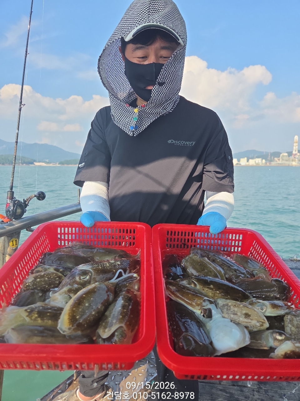 9월 15일 삼천포 갑오징어 선상낚시 조황 현장 사진 3