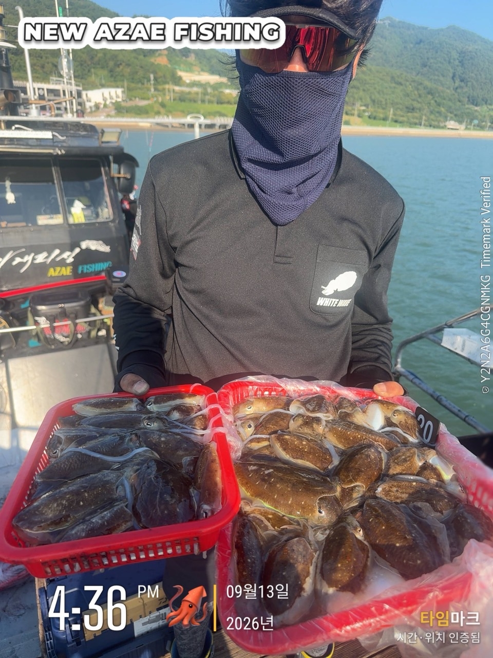 9월 15일 삼천포 갑오징어 선상낚시 조황 현장 사진 3