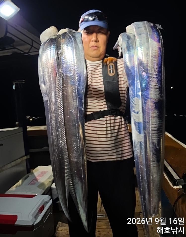 9월 16일 여수 갈치 선상낚시 조황 현장 사진 30