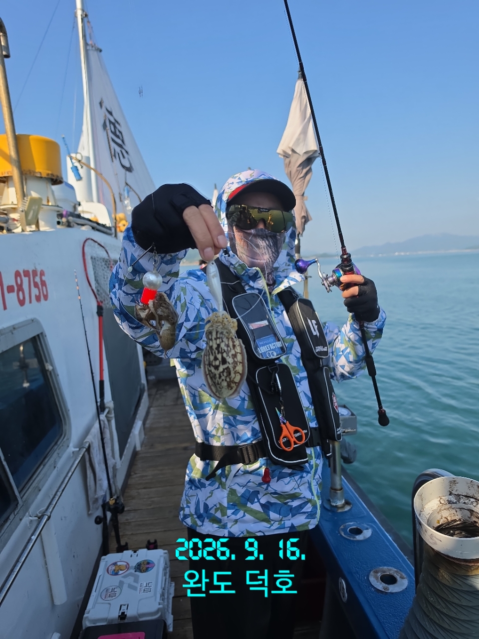 9월 16일 완도 주꾸미 선상낚시 조황 현장 사진 8