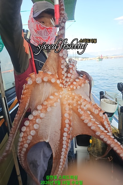 9월 16일 삼천포 주꾸미 선상낚시 조황 현장 사진 6