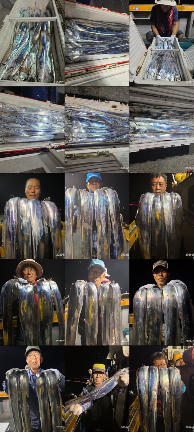 2월 3일 갈치 선상낚시 조황 현장 사진 2