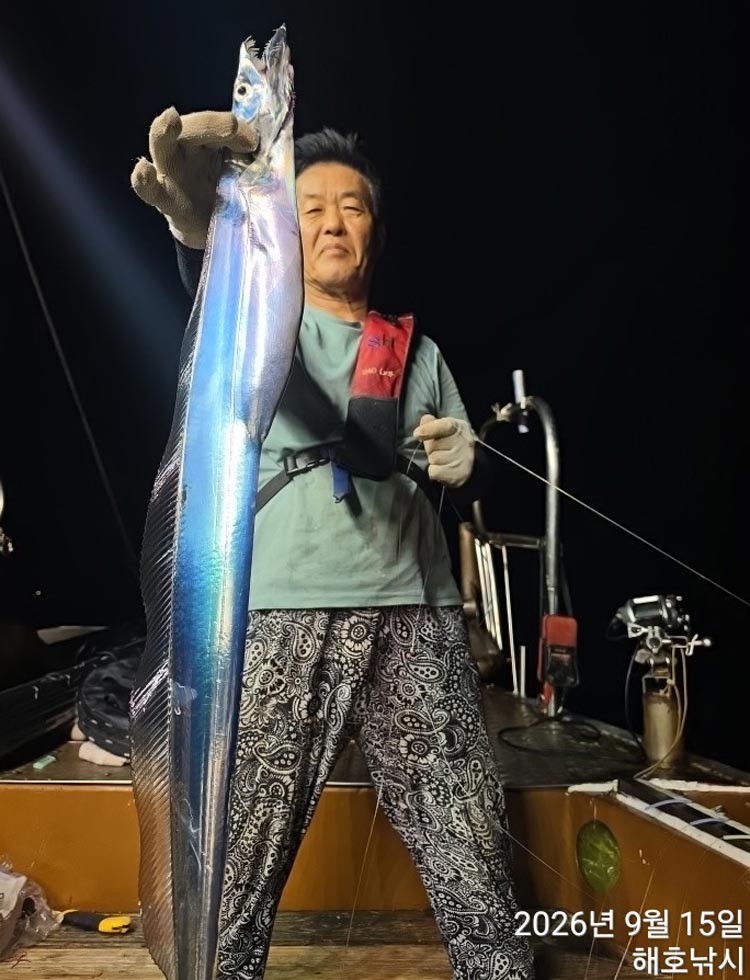 9월 16일 여수 갈치 선상낚시 조황 현장 사진 33