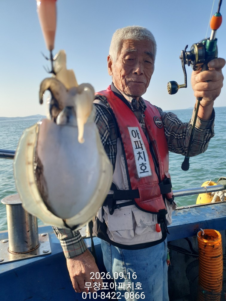 9월 16일 포항 주꾸미 선상낚시 조황 현장 사진 12