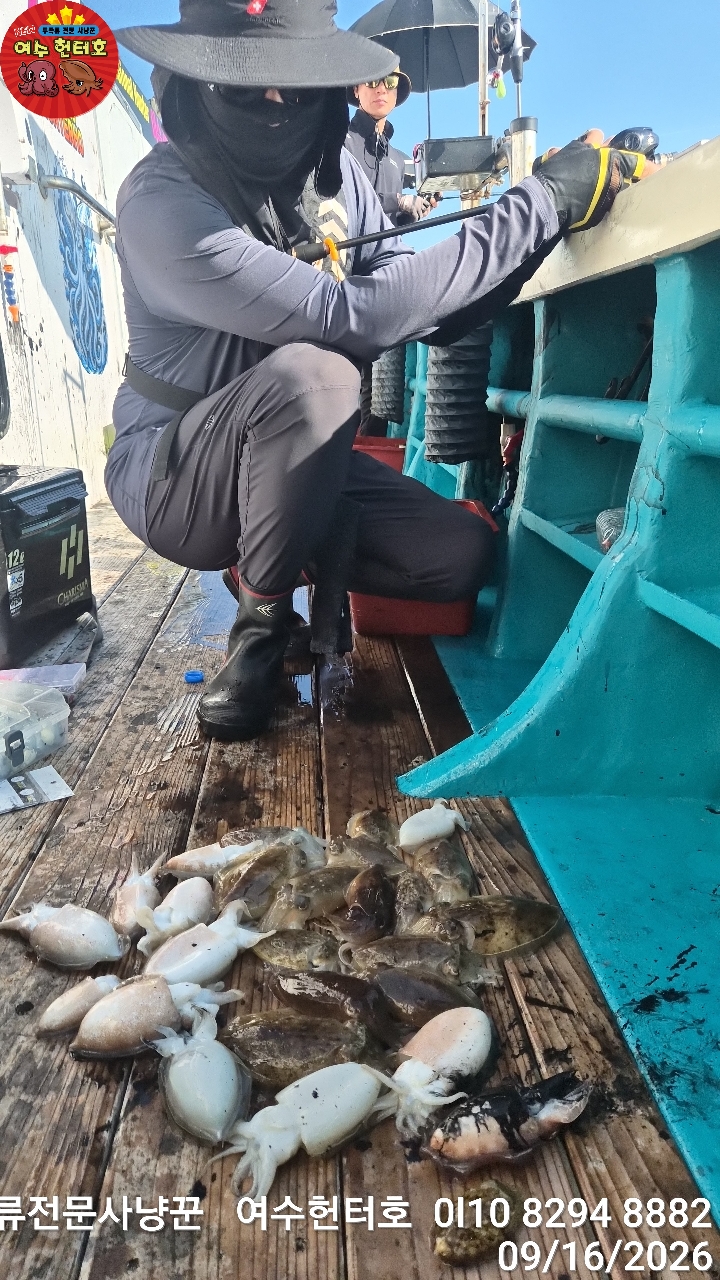 9월 17일 갑오징어 선상낚시 조황 현장 사진 5