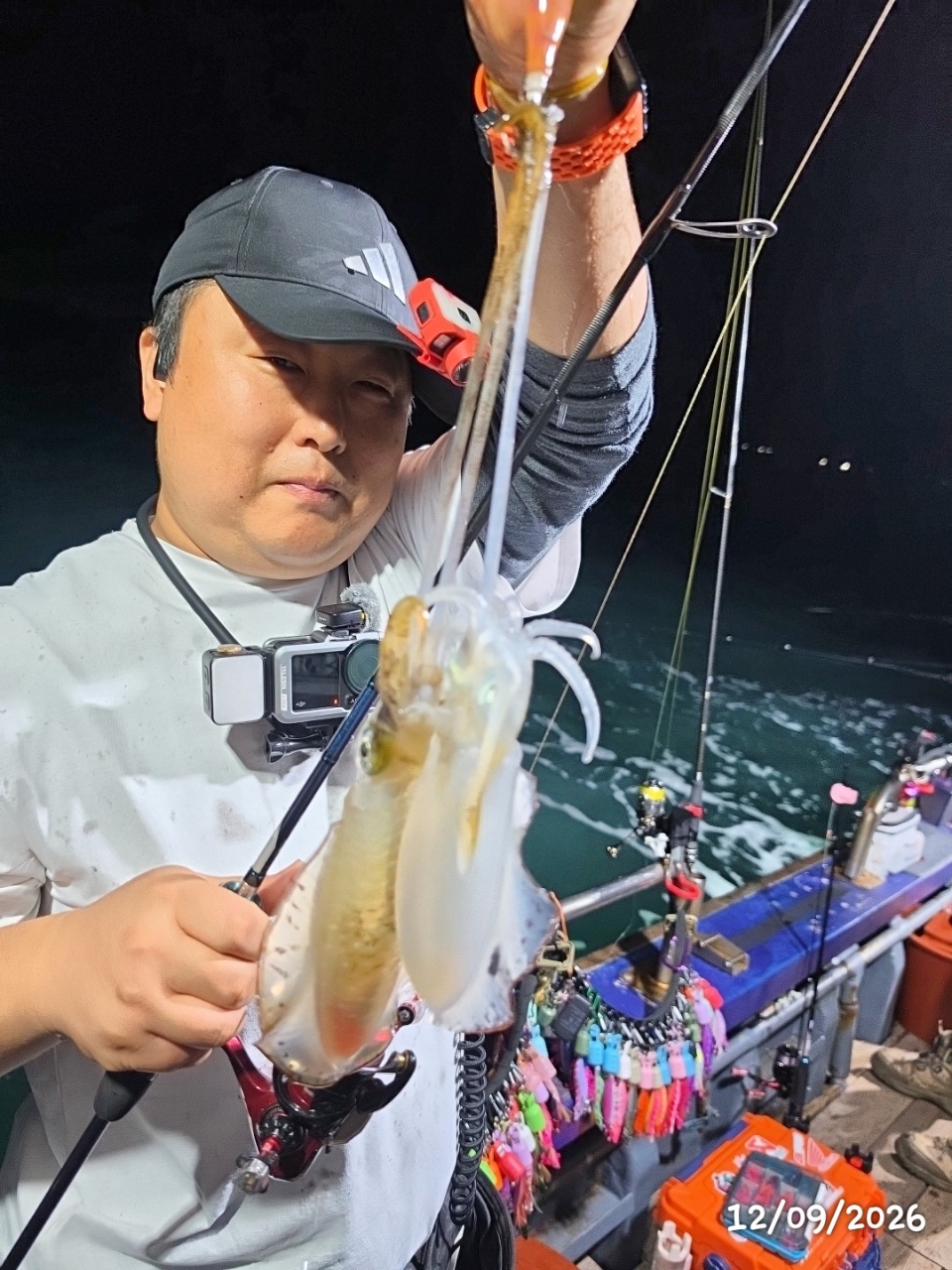 9월 17일 통영 무늬오징어 선상낚시 조황 현장 사진 5