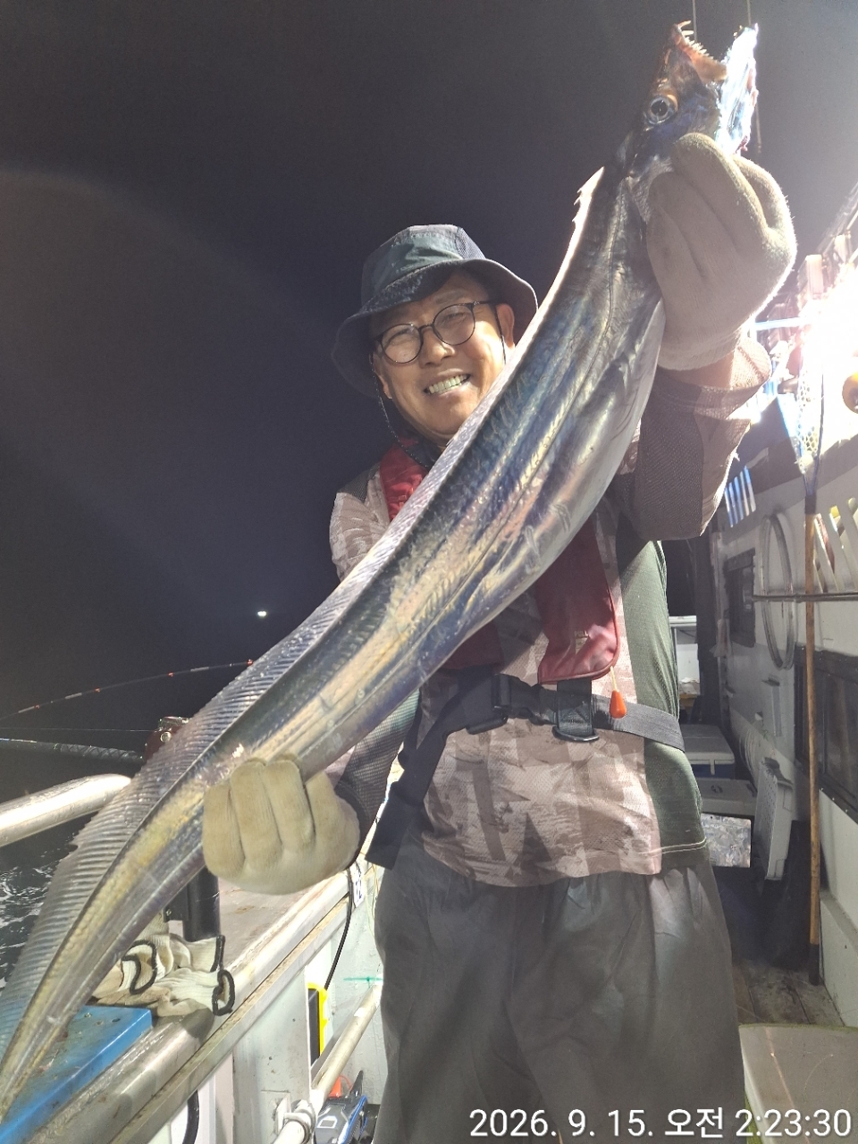 9월 24일 여수 갈치 선상낚시 조황 현장 사진 4