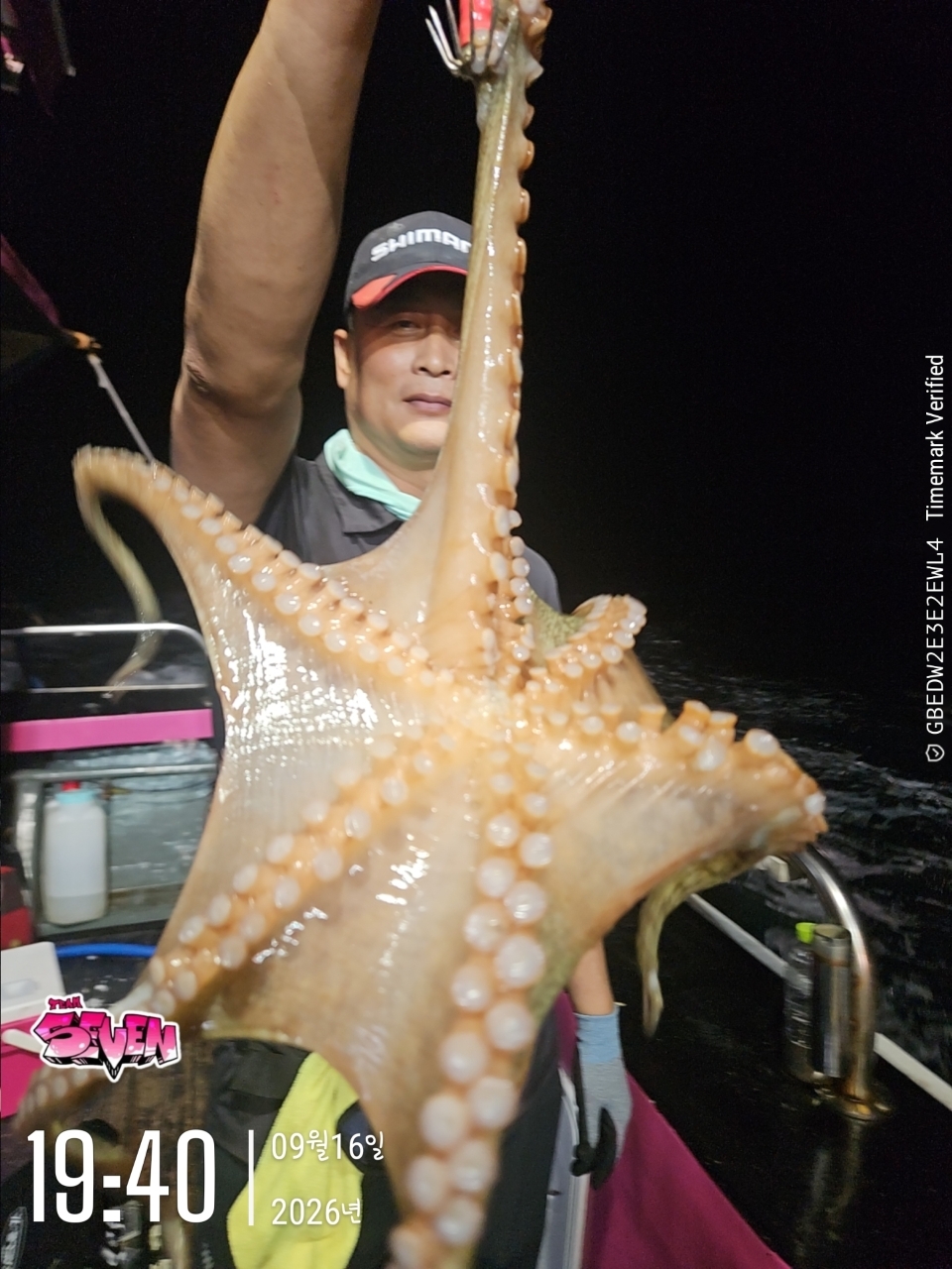 9월 17일 군산 갑오징어 선상낚시 조황 현장 사진 1