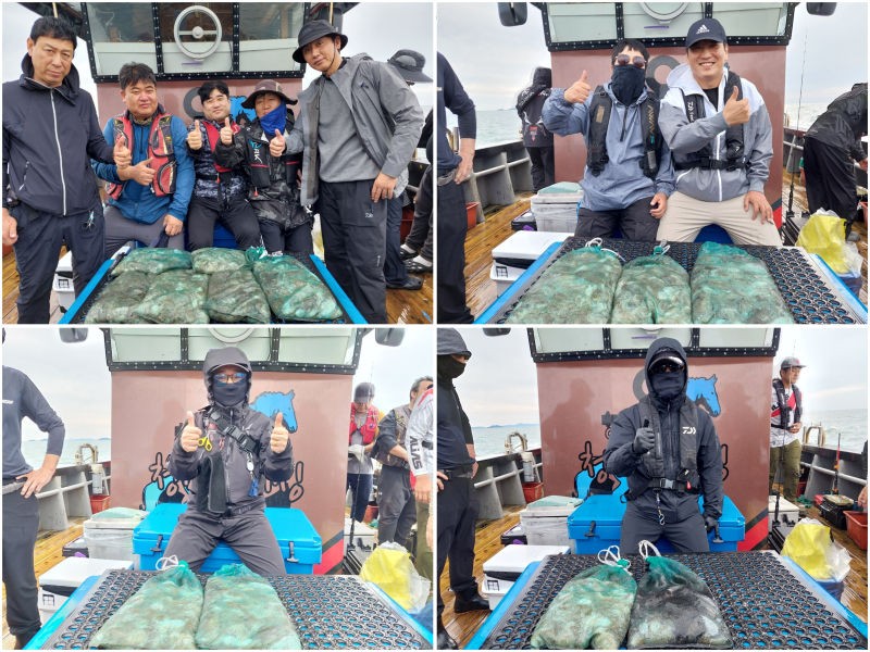 9월 17일 인천 갑오징어 선상낚시 조황 현장 사진 2