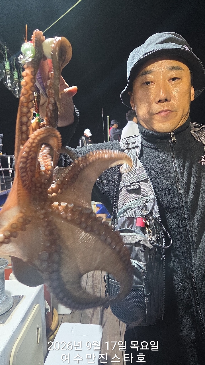 9월 17일 여수 문어 선상낚시 조황 현장 사진 32