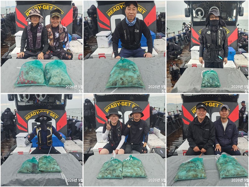 9월 17일 인천 갑오징어 선상낚시 조황 현장 사진 30