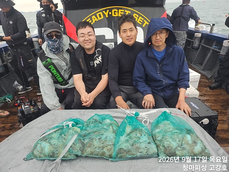 9월 17일 인천 갑오징어 선상낚시 조황 현장 사진 35