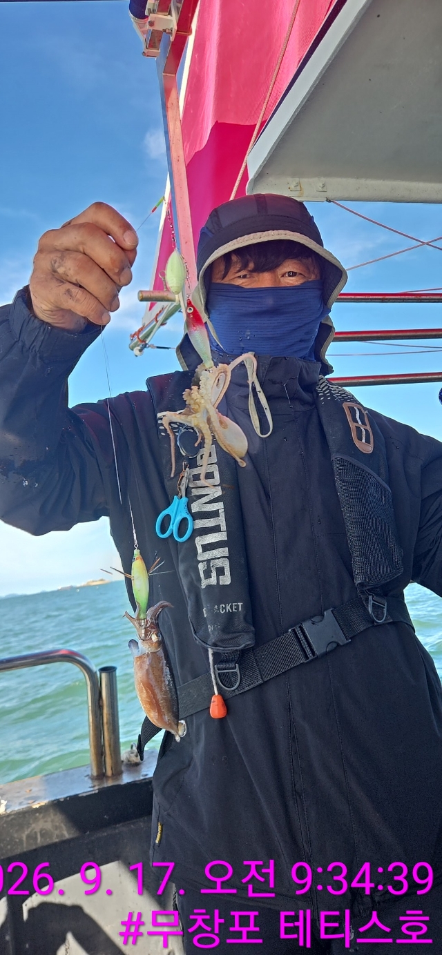9월 17일 갑오징어 선상낚시 조황 현장 사진 7