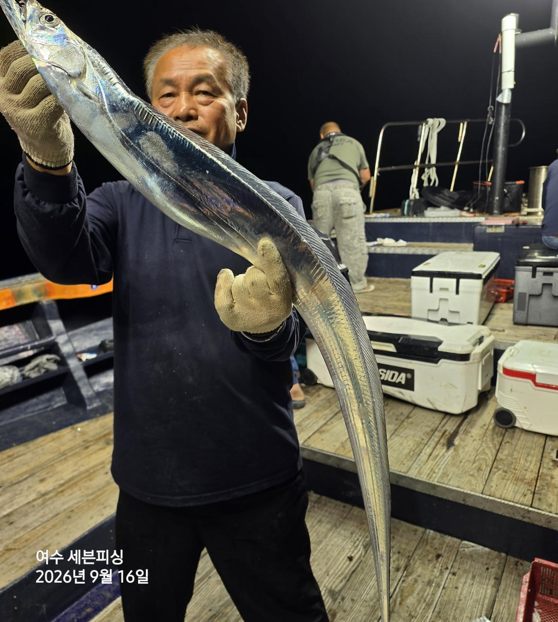 9월 16일 여수 갈치 선상낚시 조황 현장 사진 5