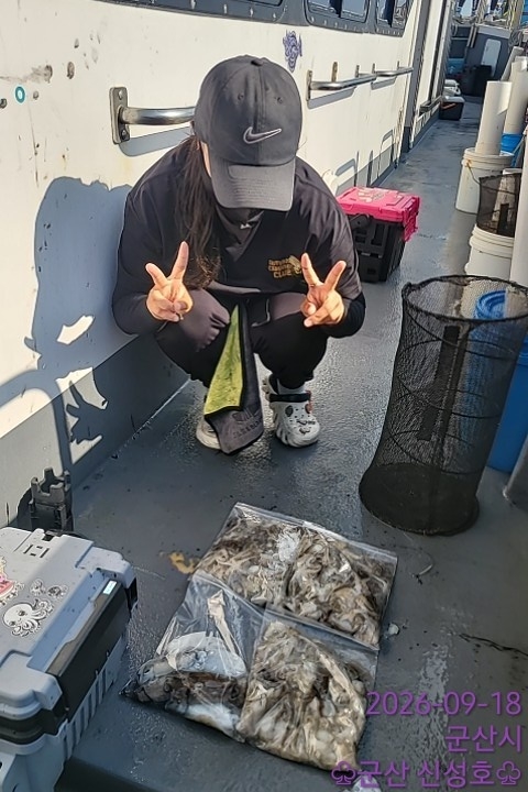 9월 18일 군산 갑오징어 선상낚시 조황 현장 사진 5