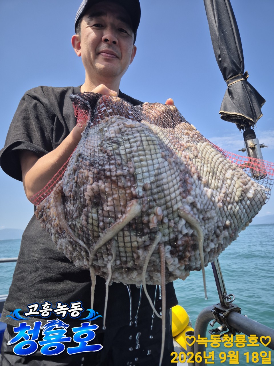 9월 18일 문어 선상낚시 조황 현장 사진 5