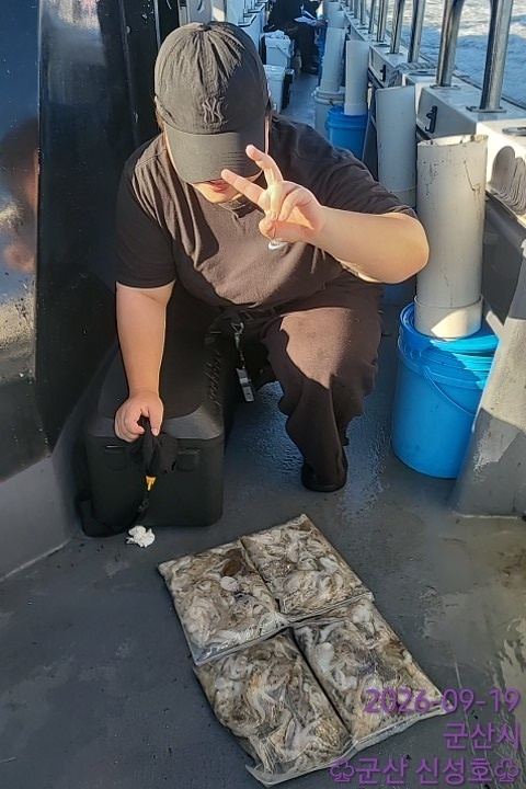 9월 19일 군산 갑오징어 선상낚시 조황 현장 사진 7