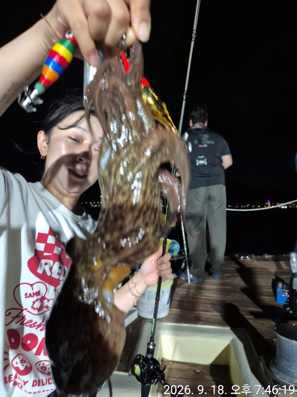 9월 19일 문어 선상낚시 조황 현장 사진 2
