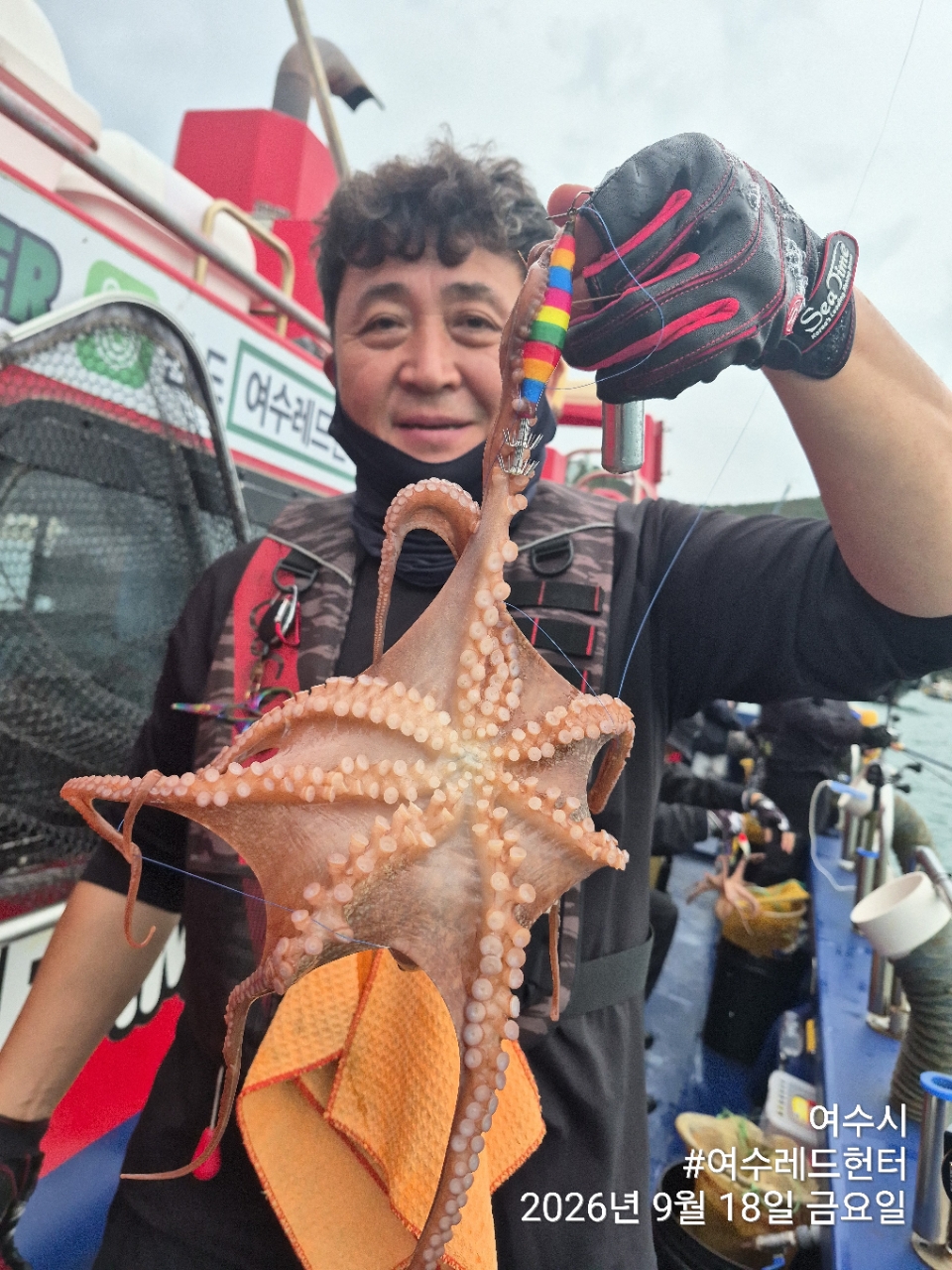 9월 18일 여수 문어 선상낚시 조황 현장 사진 23