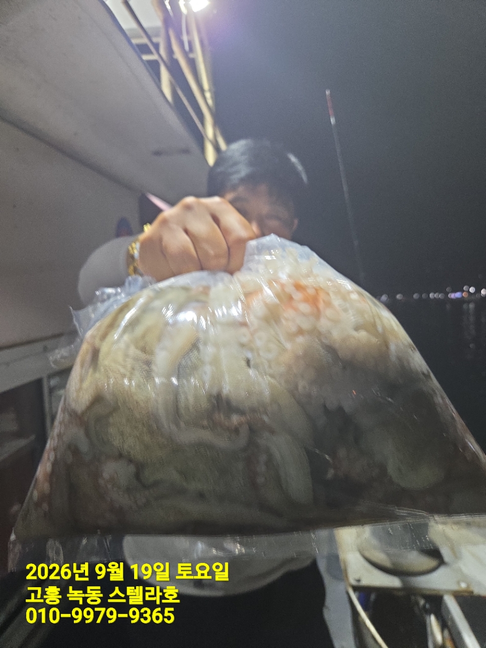 9월 19일 고흥 갑오징어 선상낚시 조황 현장 사진 13