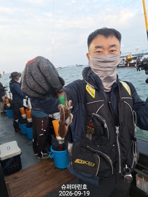 9월 19일 군산 주꾸미 선상낚시 조황 현장 사진 22