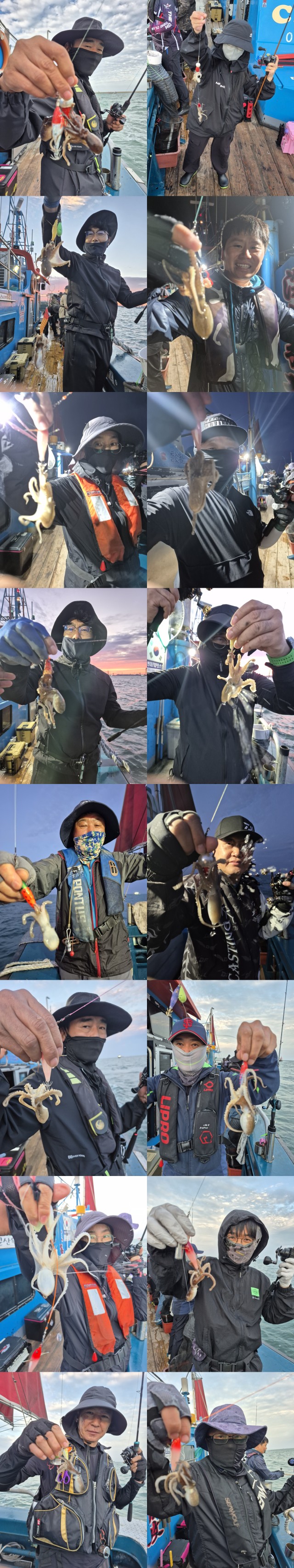 9월 19일 군산 주꾸미 선상낚시 조황 현장 사진 5