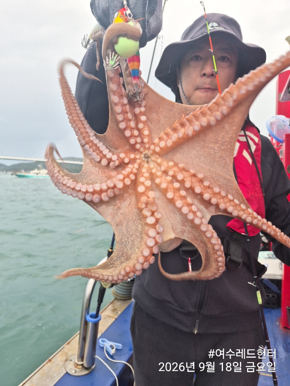 9월 18일 여수 문어 선상낚시 조황 현장 사진 25