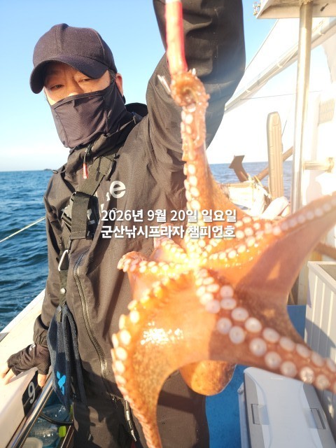 9월 20일 문어 선상낚시 조황 현장 사진 6