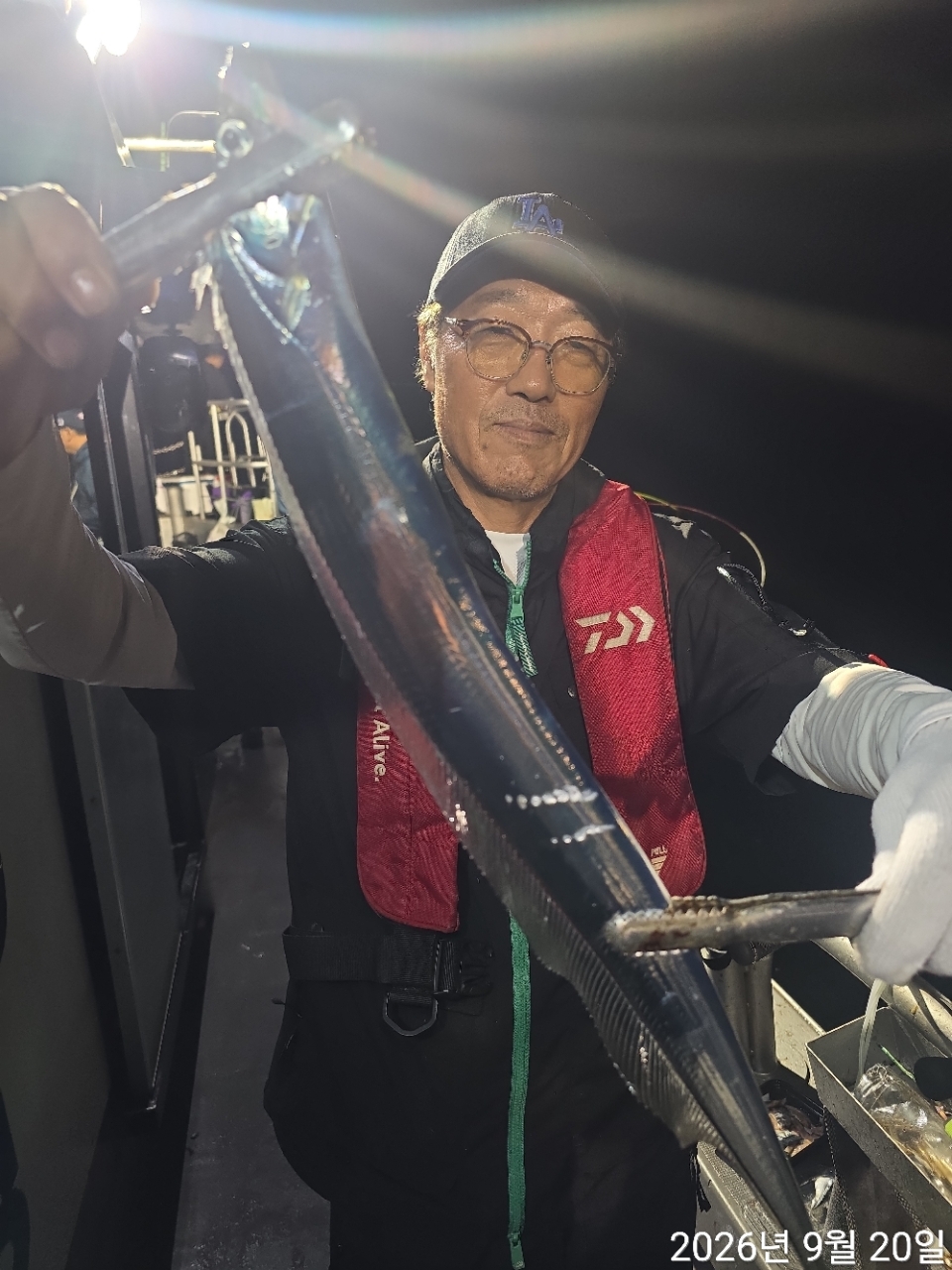 9월 19일 남해 무늬오징어 선상낚시 조황 현장 사진 19