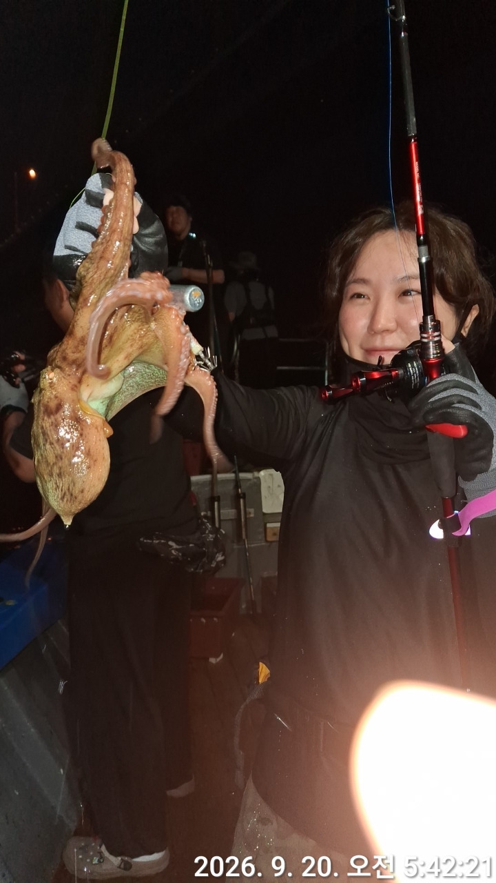 9월 20일 문어 선상낚시 조황 현장 사진 19