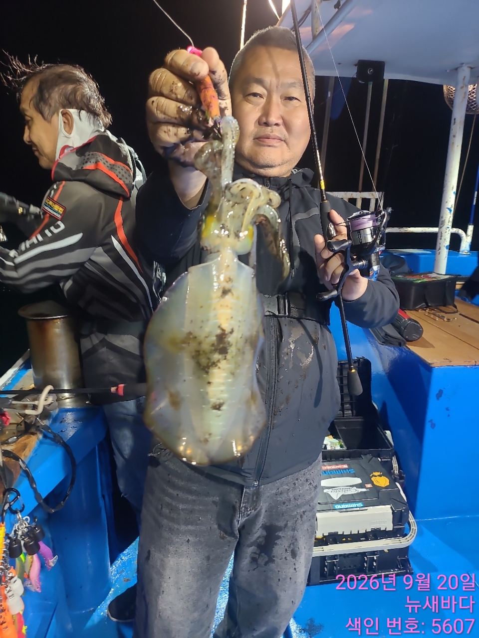 9월 21일 거제 무늬오징어 선상낚시 조황 현장 사진 5