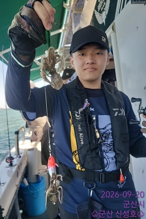 9월 20일 군산 주꾸미 선상낚시 조황 현장 사진 15