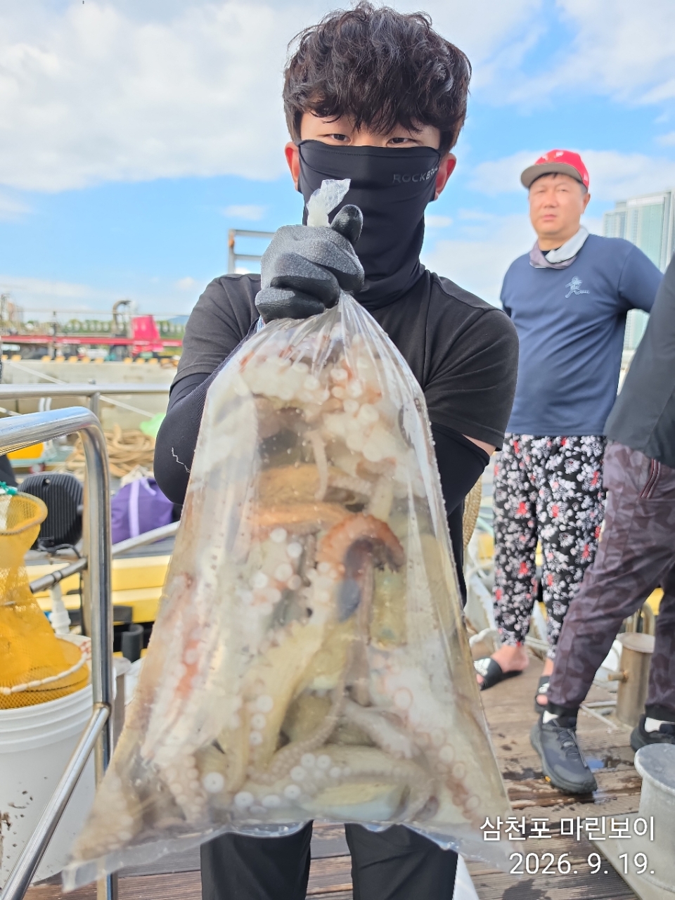 9월 20일 삼천포 문어 선상낚시 조황 현장 사진 6