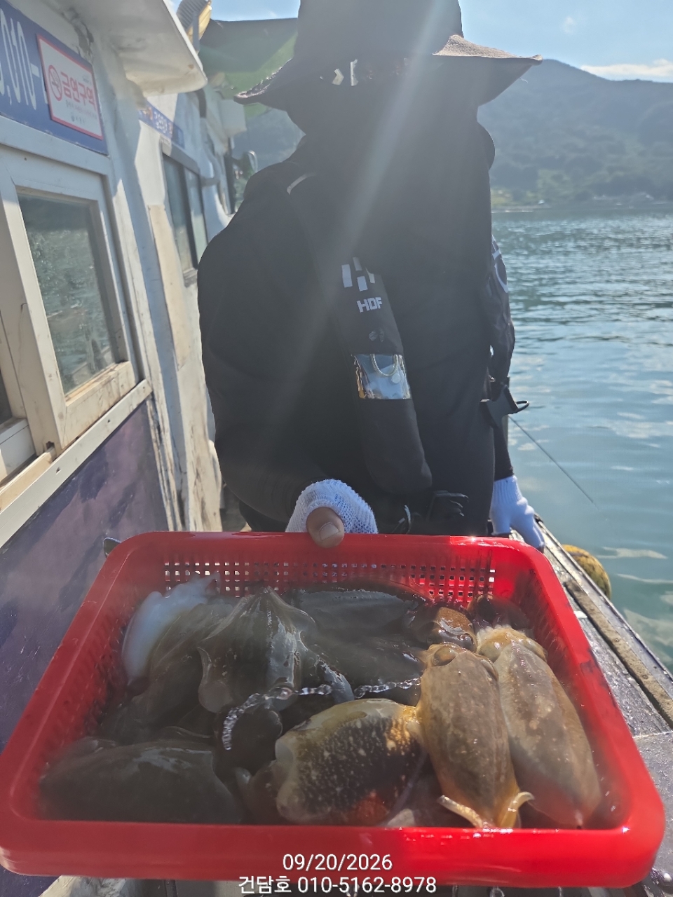 9월 20일 삼천포 갑오징어 선상낚시 조황 현장 사진 14