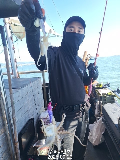 9월 23일 주꾸미 선상낚시 조황 현장 사진 3